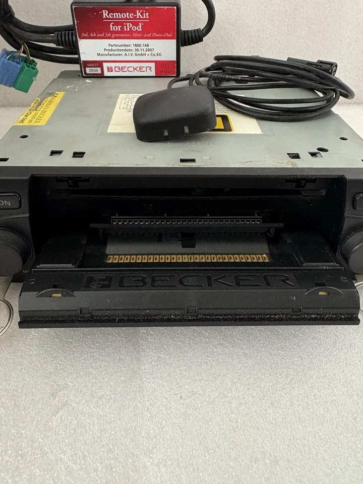 BECKER BE7950 Indianapolis PRO Autoradio Oldtimer Navi CD Mercedes R129 W124✅ - Bild 4 von 4