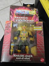 Mattel Masters of the Universe X Transformers BUMBLEBEE ARMOR MAN-AT-ARMS NEW