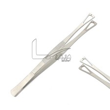 Pennington Tweezers Slotted 6" Body Piercing Forceps Stainless Steel