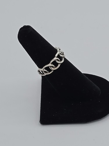 Gothic/Punk/Alternative Edelstahl Ring, silberfarben Größe 6 - Bild 4 von 4
