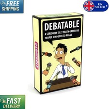 Listing image for Debatable: Compact and Fun Debate Game for 3-16 Players - Win Every Argument!