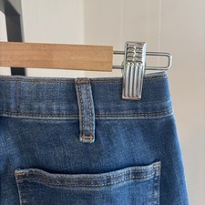 Abercrombie Kids Carpenter Loose Denim Blue Jeans 9/10 Med Wash Adjustable NWT