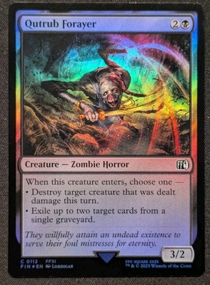 Magic the Gathering MTG Final Fantasy - Qutrub Forayer Foil #0112 FFXI ...