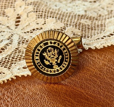 UNIQUE 1960'S UNITED STATES CONGRESS CUFFLINK ( Only One )