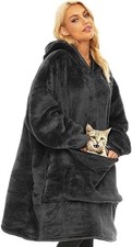 Christmas Gifts for Wife Women Mom-Wearable Blanket Hoodie for Adults Women Men-