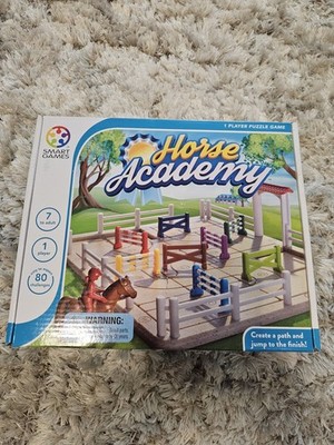 SmartGames Horse Academy Path-Building Game w/80 Challenges Ages 7+ COMPLETE