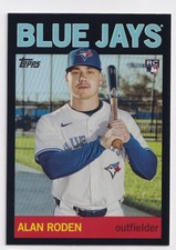 2025 Topps Archives - Alan Roden RC #94 - Black Foil - Toronto Blue Jays