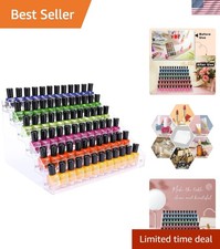 Acrylic Nail Polish Organizer Rack, 6 Tier Ho...