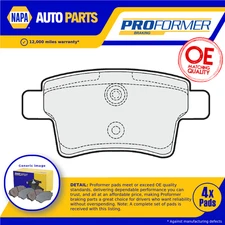 Brake Pads Set fits CITROEN C4 GRAND PICASSO Mk1 2.0 Rear 06 to 13 Quality New