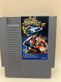 Back to the Future Part II & III (Nintendo NES, 1989) Authentic, Tested, Working