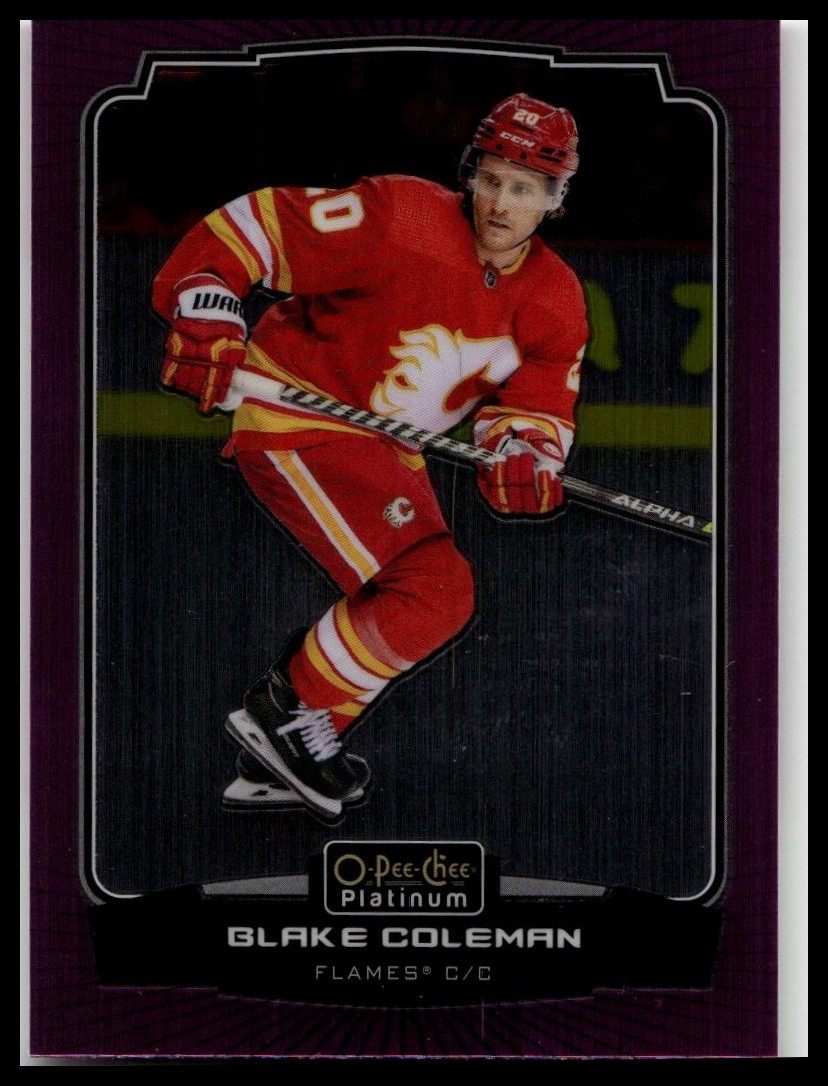 2022-23 O-Pee-Chee Platinum #124 Blake Coleman Matte-Pink