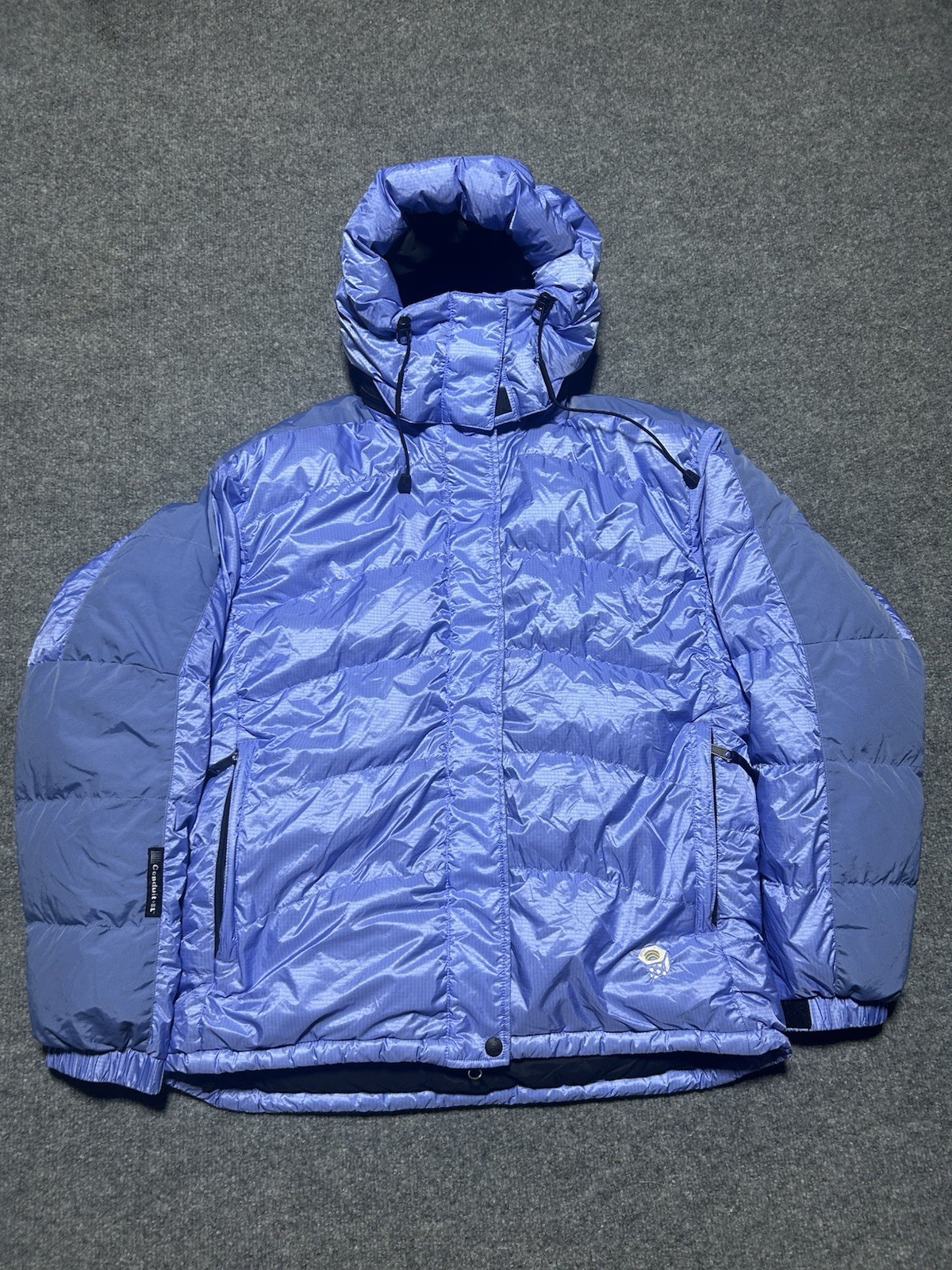 Mountain Hardwear Conduit SL Purple Goose Down Puffer Jacket Womens 12 / Mens M