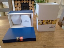 TISSOT VINTAGE BLUE WATCH BOX WITH PAPERS BRAND NEW BNIB RARE LAST ONE!!!!!