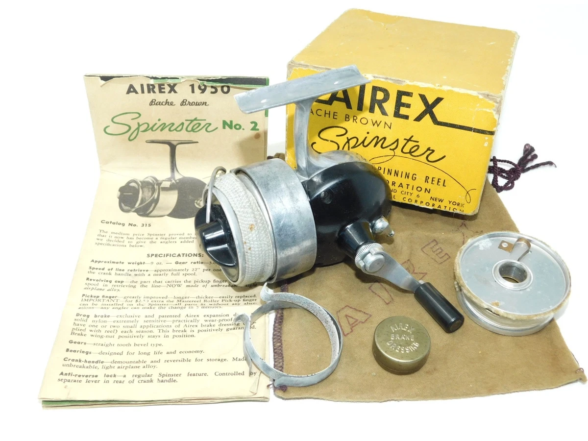 Annonce Pub Originale Vintage Airex Reels Pêche USA 1960