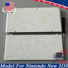 For Nintendo New 3DS Super Mario-Themed Top  Bottom Cover Shell Faceplate Case