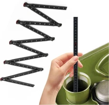 78.74 Inch Oil Tank Measuring Stick,Foldable Wooden Fuel Measuring... 