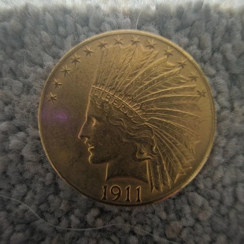 1911 $10 Gold Indian Head