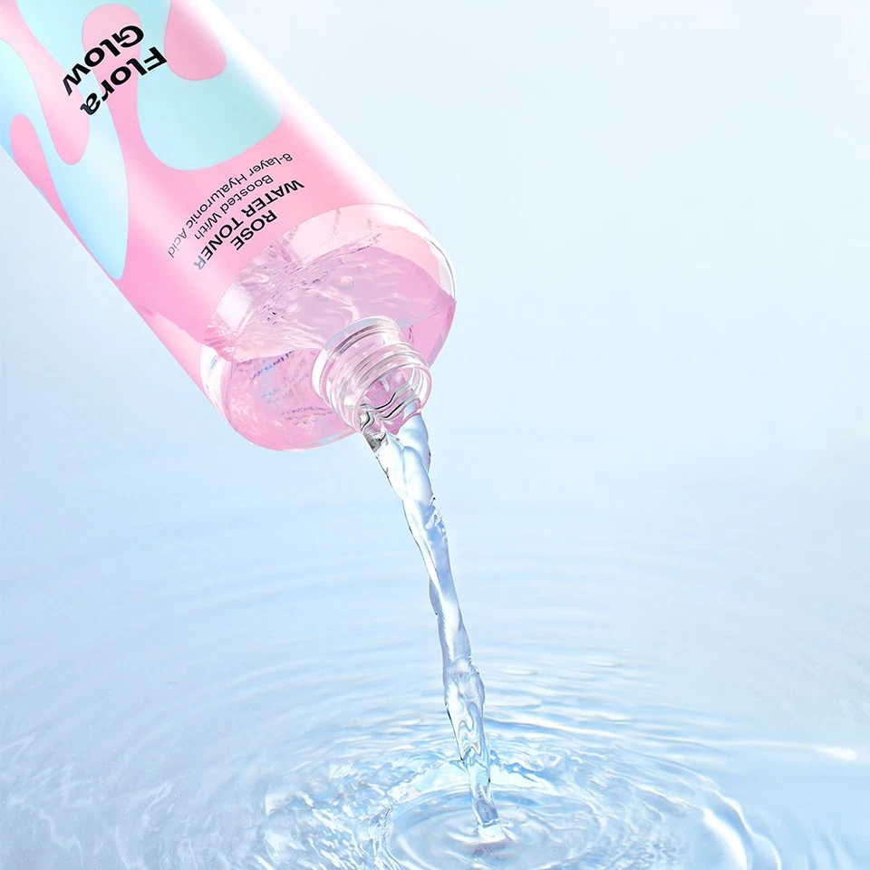 Tónico para agua de rosas Mamonde Flora Glow 300 ml | Tónico hidratante para rosas coreanas con HA Foto 2 de 3