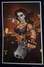 2018 La Muerta Retribution Fear No Evil tpb Vol 1 cvr 11x17 nadruk Merhoff / Cruz