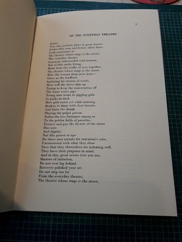 The Great Art of Living Together by Bertolt Brecht 1972 Granville Press. PBK - Picture 8 of 9