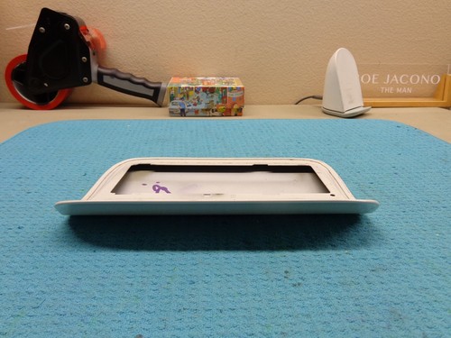 BMW 535i XDRIVE 14 15 16 ALPINE WHITE N74 FUEL GAS FILLER DOOR FLAP COVER - Picture 3 of 6