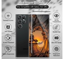 3 2 Pack Galaxy S22 Ultra Glass Screen Protector With Camera Lens...LOWEST 