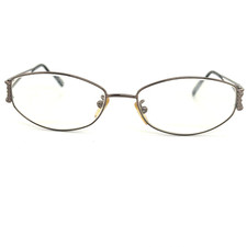 FENDI F691 234 Eyeglasses Frame Italy 53-16-130 Brown Polished H13718