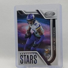 2022 Panini Certified Football Justin Jefferson Certified Stars