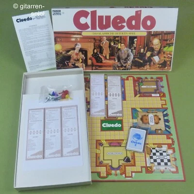 Cluedo - Komplett 1A Top! Das klassische Detektivspiel von Parker ©1987 ab 8 J. - Bild 1 von 4