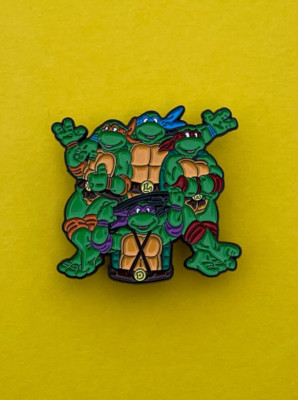 Pin/Anstecknadel/Emaille-Brosche/Badge für NINJA TURTLES* Fans/Schildkröten