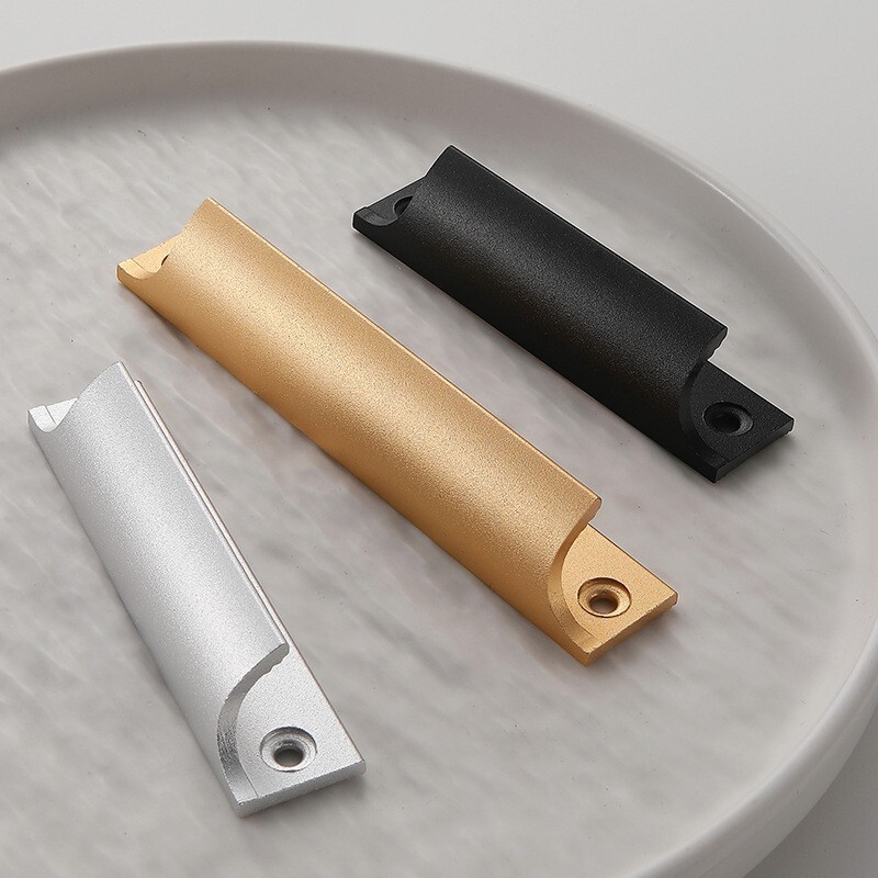 2Pcs 90mm Length Window Sash Lift Handle , Hole Center Drawer Push Pull Handle