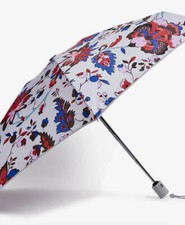 Vera Bradley Automatic Mini Umbrella Vineyard Floral NEW