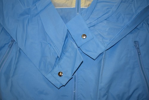 Adidas Regen Jacke Windbreaker Vintage 80s 80er Rain Jacket Coat Glanz Nylon 44 - Bild 6 von 8