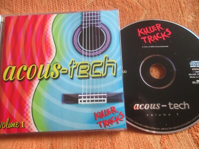 Acous Tech Vol1 Tomasic, Quinn Killer Tracks  KT 130 Music Library Disc CD Album