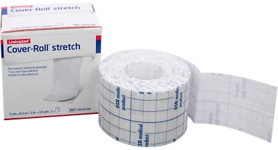 *1-Pack* BSN Leukoplast Cover-Roll Stretch Adhesive Bandag 2'' x 10 Yrds 45552-00