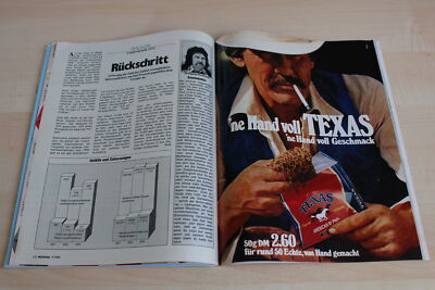 ZZ 2094) Texas - ´ne Hand voll Geschmack - Anzeige/Werbung 1980