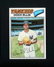 Dock Ellis 1977 Topps - NY Yankees #71 NM-MT