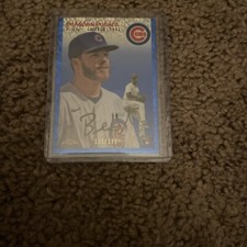 2023 Topps Chrome Platinum Anniversary Blue Mini-Diamond /199 #77 Brandon Hughes