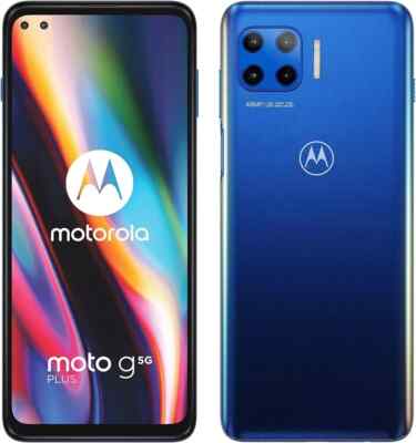 Motorola Moto G 5G Plus - 64 GB - Surfing Blue (Unlocked) for sale