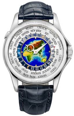 Patek Philippe NEW SEALED World Time Watch 18k White Gold Box/Papers 5131G