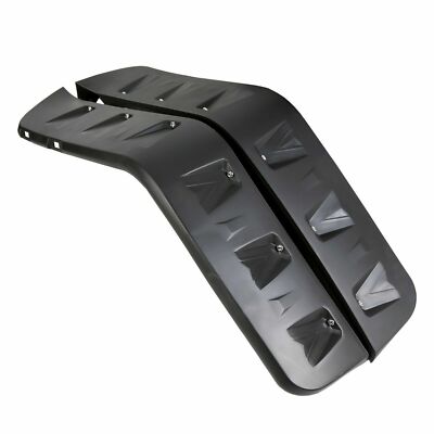 For 07-18 Jeep Wrangler JK Pocket Rivet Style Smooth Fender Flares
