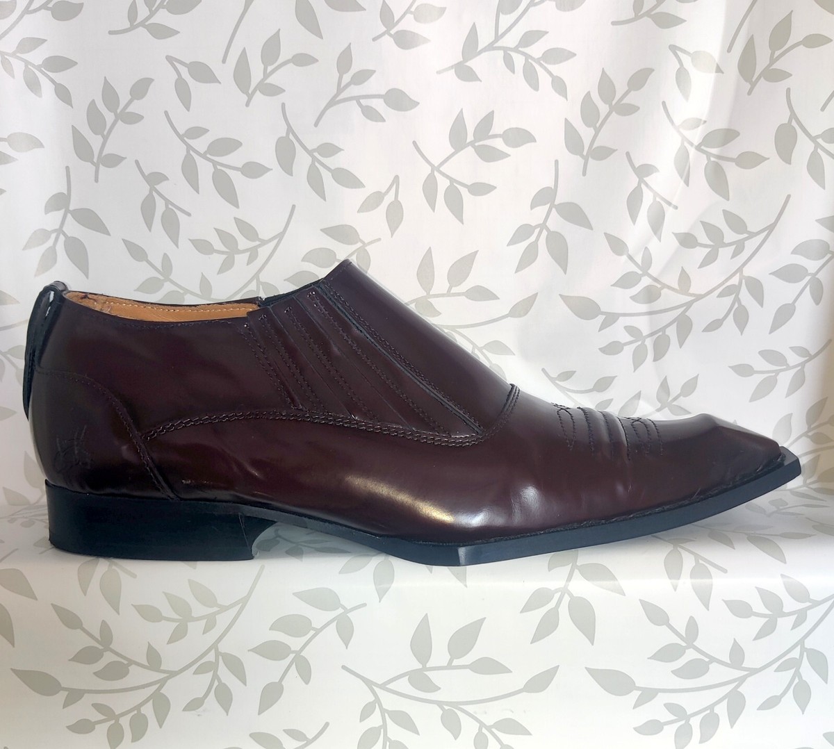 John Fluevog Swordfish Garrick Leather Shoes Size 9 Sold Out  display picture 1
