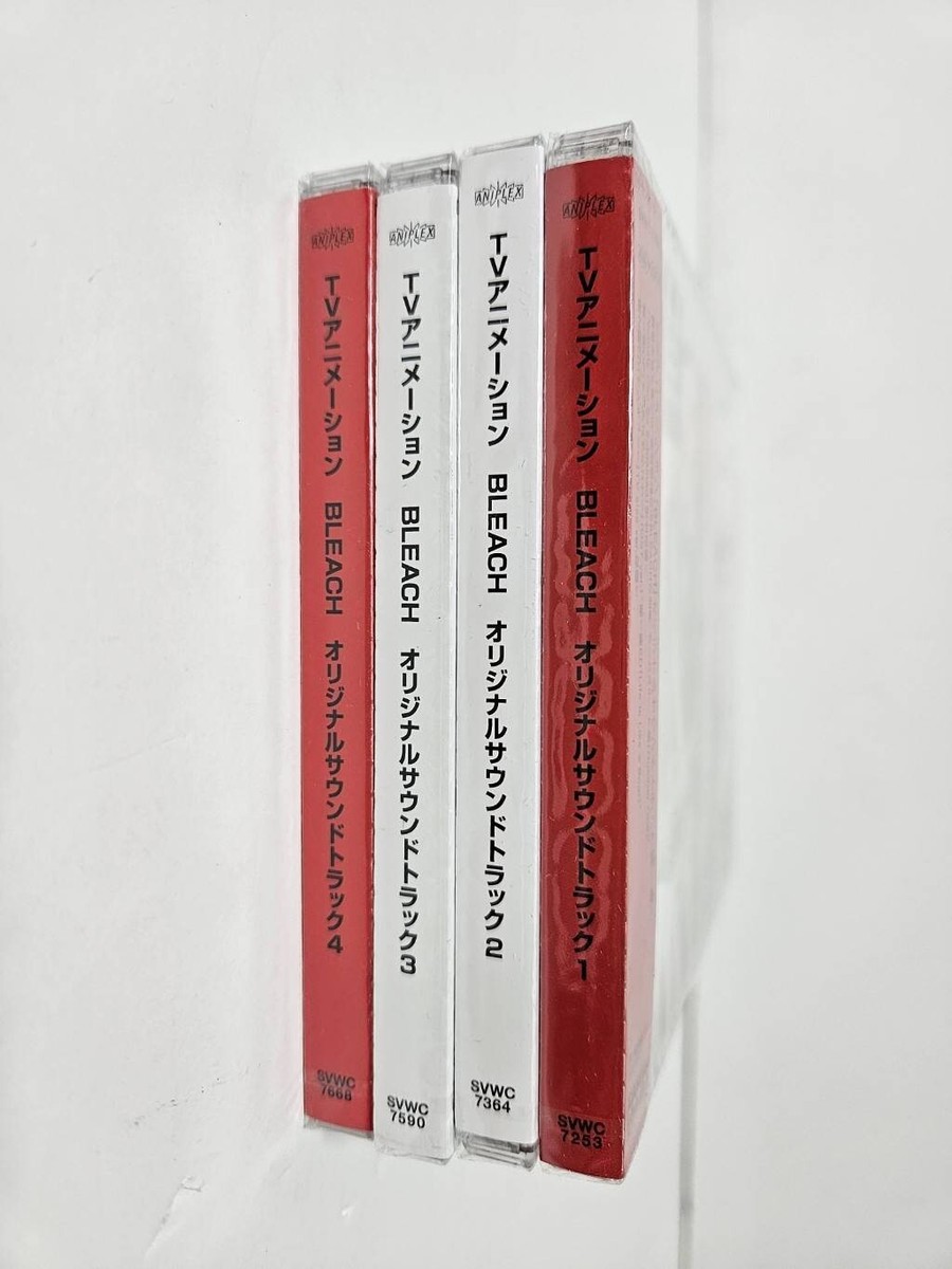TV Animation BLEACH Original Soundtrack Vol.1-4 CDs Set of 4
