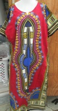 NEW Dashiki African Blouse Women Traditional Dress long caftan 2XL Size 58