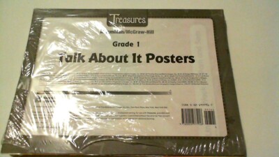 Talk About It Posters- Grade 1 - TREASURES MACMILLAN/MCGRAW-HILL Brand New