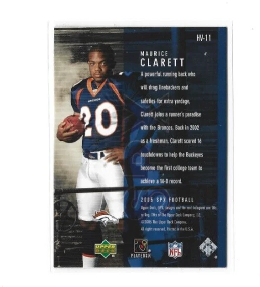 2005 SPx Holoview #11 Maurice Clarett NMMT - Image 2 of 2