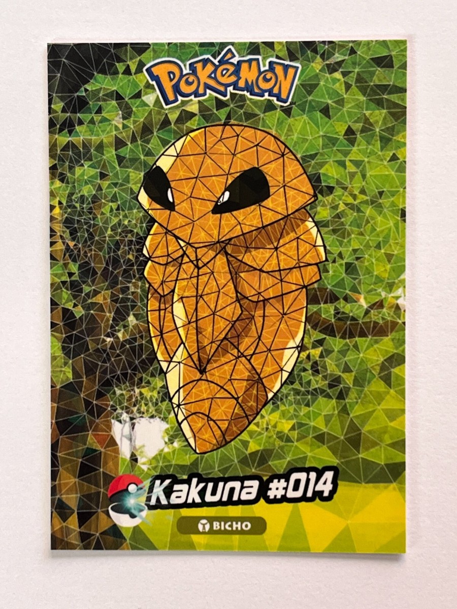 2025 POKEMON STAINED GLASS Crystal Card #014 KAKUNA Kanto Peru