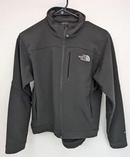 The North Face Apex Jacket Womens Size Small Full Zip Soft Shell Black Outdoor
