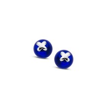 Kipling Children Sterling Silver Blue Ball Earring