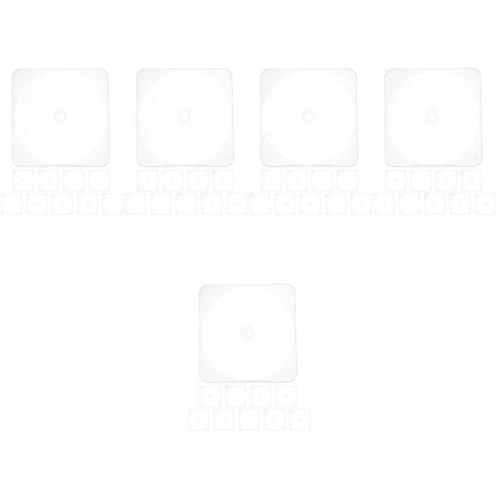 50 pcs Plastic CD Storage Boxes Empty DVD Protective Box Disc Plastic Case